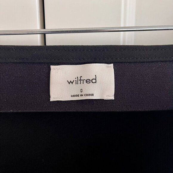 ARITZIA Wilfrid Black Knee-Length Skirt | Size 0 - Picture 4 of 4